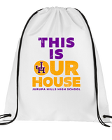 Jurupa Hills HS Girls Tennis TIOH - Drawstring Bag