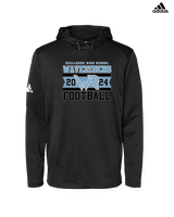Kealakehe HS Football Stamp - Mens Adidas Hoodie