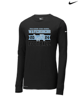 Kealakehe HS Football Stamp - Mens Nike Longsleeve