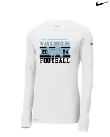 Kealakehe HS Football Stamp - Mens Nike Longsleeve