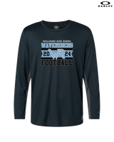 Kealakehe HS Football Stamp - Mens Oakley Longsleeve