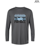 Kealakehe HS Football Stamp - Mens Oakley Longsleeve