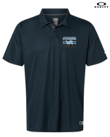 Kealakehe HS Football Stamp - Mens Oakley Polo