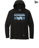 Kealakehe HS Football Stamp - New Era Tri-Blend Hoodie