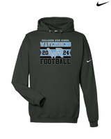 Kealakehe HS Football Stamp - Nike Club Fleece Hoodie