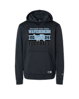 Kealakehe HS Football Stamp - Oakley Performance Hoodie