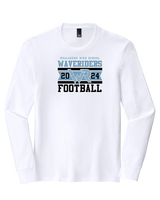 Kealakehe HS Football Stamp - Tri-Blend Long Sleeve