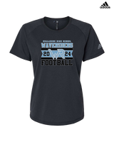 Kealakehe HS Football Stamp - Womens Adidas Performance Shirt