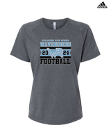Kealakehe HS Football Stamp - Womens Adidas Performance Shirt