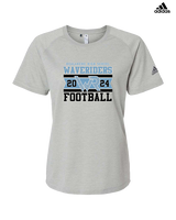 Kealakehe HS Football Stamp - Womens Adidas Performance Shirt