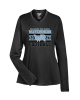 Kealakehe HS Football Stamp - Womens Performance Longsleeve