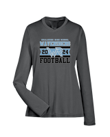Kealakehe HS Football Stamp - Womens Performance Longsleeve