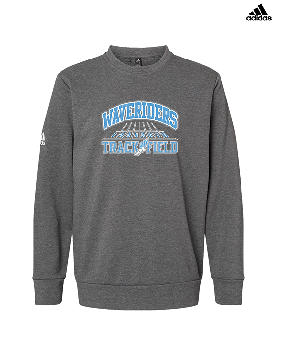 Kealakehe HS Track & Field Lanes - Mens Adidas Crewneck