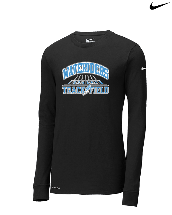 Kealakehe HS Track & Field Lanes - Mens Nike Longsleeve