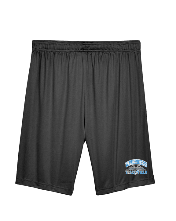 Kealakehe HS Track & Field Lanes - Mens Training Shorts with Pockets