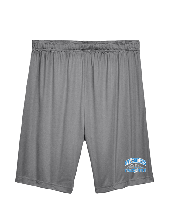 Kealakehe HS Track & Field Lanes - Mens Training Shorts with Pockets