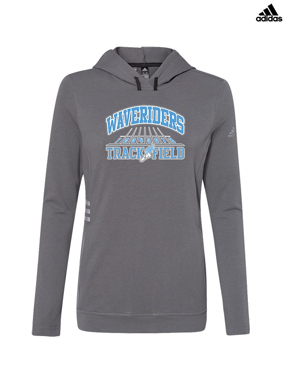 Kealakehe HS Track & Field Lanes - Womens Adidas Hoodie