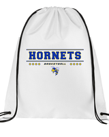 Kearsley HS Girls Basketball Border - Drawstring Bag