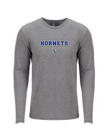 Kearsley HS Girls Basketball Border - Tri-Blend Long Sleeve