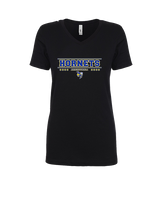 Kearsley HS Girls Basketball Border - Womens Vneck