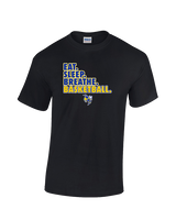 Kearsley HS Girls Basketball Eat Sleep - Cotton T-Shirt