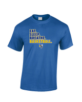 Kearsley HS Girls Basketball Eat Sleep - Cotton T-Shirt