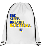 Kearsley HS Girls Basketball Eat Sleep - Drawstring Bag