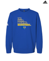 Kearsley HS Girls Basketball Eat Sleep - Mens Adidas Crewneck