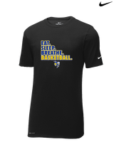 Kearsley HS Girls Basketball Eat Sleep - Mens Nike Cotton Poly Tee