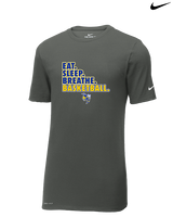 Kearsley HS Girls Basketball Eat Sleep - Mens Nike Cotton Poly Tee