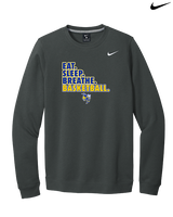 Kearsley HS Girls Basketball Eat Sleep - Mens Nike Crewneck