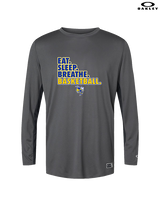 Kearsley HS Girls Basketball Eat Sleep - Mens Oakley Longsleeve