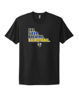 Kearsley HS Girls Basketball Eat Sleep - Mens Select Cotton T-Shirt