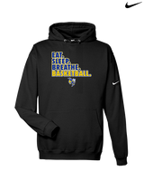 Kearsley HS Girls Basketball Eat Sleep - Nike Club Fleece Hoodie
