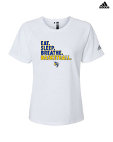 Kearsley HS Girls Basketball Eat Sleep - Womens Adidas Performance Shirt