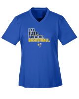 Kearsley HS Girls Basketball Eat Sleep - Womens Performance Shirt