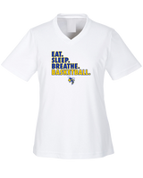 Kearsley HS Girls Basketball Eat Sleep - Womens Performance Shirt