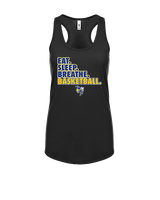 Kearsley HS Girls Basketball Eat Sleep - Womens Tank Top