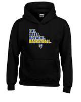 Kearsley HS Girls Basketball Eat Sleep - Youth Hoodie