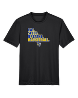 Kearsley HS Girls Basketball Eat Sleep - Youth Performance Shirt