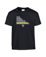 Kearsley HS Girls Basketball Eat Sleep - Youth Shirt