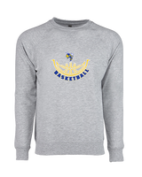 Kearsley HS Girls Basketball Outline - Crewneck Sweatshirt