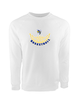 Kearsley HS Girls Basketball Outline - Crewneck Sweatshirt