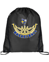 Kearsley HS Girls Basketball Outline - Drawstring Bag
