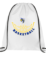Kearsley HS Girls Basketball Outline - Drawstring Bag