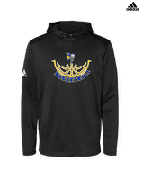 Kearsley HS Girls Basketball Outline - Mens Adidas Hoodie