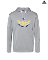 Kearsley HS Girls Basketball Outline - Mens Adidas Hoodie