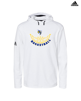 Kearsley HS Girls Basketball Outline - Mens Adidas Hoodie