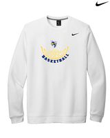 Kearsley HS Girls Basketball Outline - Mens Nike Crewneck