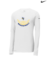 Kearsley HS Girls Basketball Outline - Mens Nike Longsleeve